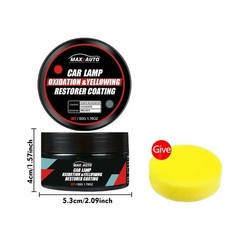 Car Headlight Restoration Polishing Kit – Scratch Remover & Oxidation Cleaner