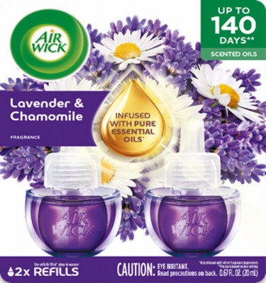 Scent Oils Refill With Aromatherapy,Lavender & Chamomile,.67 oz.,2-Pk. – 6233878