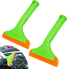 2PCS Silicone Squeegee, Small Squeegee for Car, Automotive Mini Window Squeegees