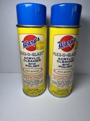 Warps Flex O Glaze Acrylic Cleaner And Polish 7 Oz Each Lot Of 2