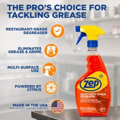 Zep Heavy-Duty Citrus Degreaser and Cleaner – 24 oz (Case of 12) ZUCIT24 –
