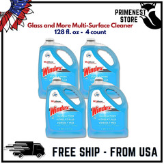 Windex Multi Surface Cleaner Refill 128oz 4 Pack Professional