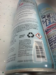 Scrub Free Shower Cleaner Foaming Action Mildew Soap Scum 12oz 2 Pack