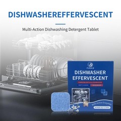 Dishwasher Cleaner Tablets – 24 Tabs (2×12 Pack), 1-Year Supply Heavy Duty Deodo