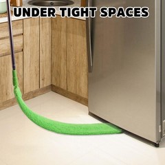 Retractable Gap Dust Cleaner under Appliance Cleaning Tool, Flat Duster