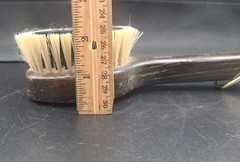 Vintage Swank West Germany Wooden Clothes Brush Julius Caesar Coin Accent 8″