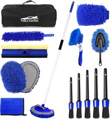 Kit de lavado de coche de 17 piezas para limpieza completa exterior. Incluye cep