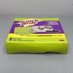 3M Scotch Fur Fighter Hair Remover Refill Sheets 3.8″ x 7” Discontinued 8 Pack