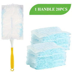 Double Sided 360 ° Disposable Electrostatic Duster ,Electronics, Blinds, Car, Ce