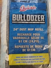 Quickie BULLDOZER Microfiber 24″ Dust Mop Refill #0694M