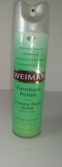 Weiman Furniture Polish Country Fresh Scent With Sunscreen 12oz Discontinued