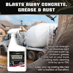 Heavy Concrete Remover – Dried Concrete & Cement Dissolver (Non-Corrosive, Bi…