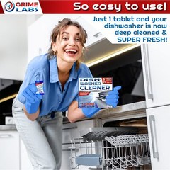 Dishwasher Cleaner Deodorizer Descaler Tablets 24 Pack Heavy Duty Deep Clean And