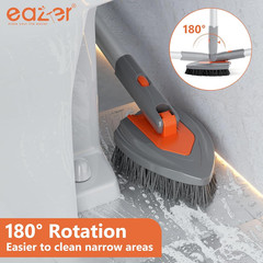 4-In-1 Long-Handled Tub Scrubber-Versatile Bathroom Cleaning Brush with Shower S