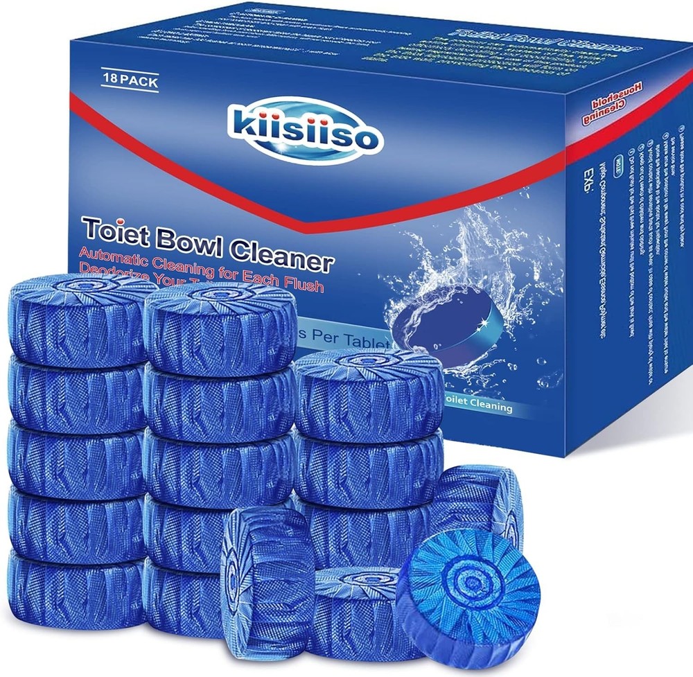 Automatic Toilet Bowl Cleaners Tablets,18 Pack Multipurpose Commercial Household