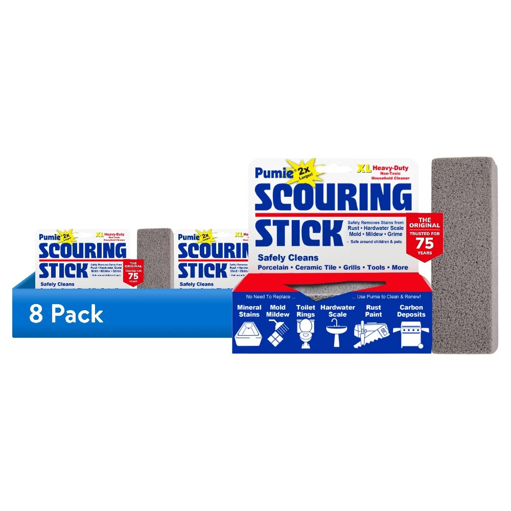 8Pack XL Heavy Duty Scouring Stick Multipurpose Kitchen Surface Cleaning Tool