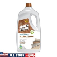 Hardwood Floor Polish Luster PFAS-Free Carnauba Cleaner Safe Kids Pets 64oz New