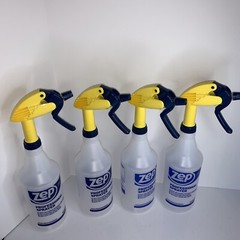 (4) Zep HDPRO36 32 oz Professional Commercial Cleaning Trigger Sprayers- New