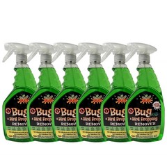 Rislone Splatt Bug and Bird Dropping Remover, 32 Fl Oz, (Pack of 6)
