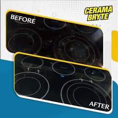 Removes Tough Stains Cooktop and Stove Top Cleaner for Glass – Ceramic Surfac…
