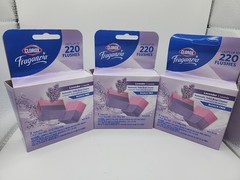 3x Lot Boxes Clorox Automatic Toilet Bowl Cleaner Lavender Bleach Free