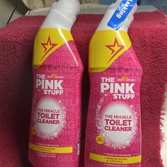 Pink Stuff, Miracle Toilet Cleaner Gel, Bathroom Cleaner, 25.4 fl. oz Lot Of 2