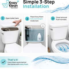 Krazy Klean Pro Toilet Cleaner Household Cleaning Solution Pack of 1