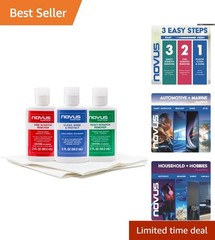 Eco-Friendly Plastic Scratch Remover Kit – Polishes & Restores Acrylic Surfaces