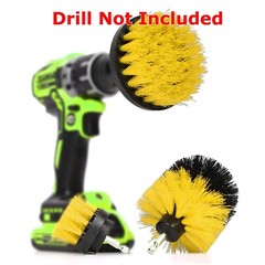 Drill Brush Set Power Scrubber Drill Attachments For Carpet Tile Grout Cleanings