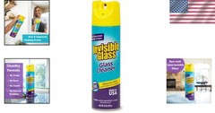 19 oz Unscented Aerosol Glass Foaming Cleaner – Perfect for Windows & Mirrors