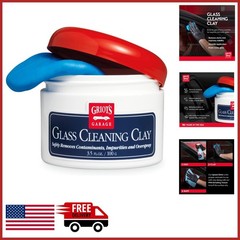 3.5oz Glass Cleaning Clay for Car Windows and Shower Doors Removes Spots