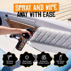 Boat Juice 2in1 Interior Boat Cleaner & Protectant Spray | Vinyl Boat Seat