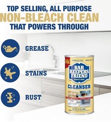 BRAND NEW Bar Keepers Friend Powdered All Purpose Cleanser, 12 oz – 2 Pack