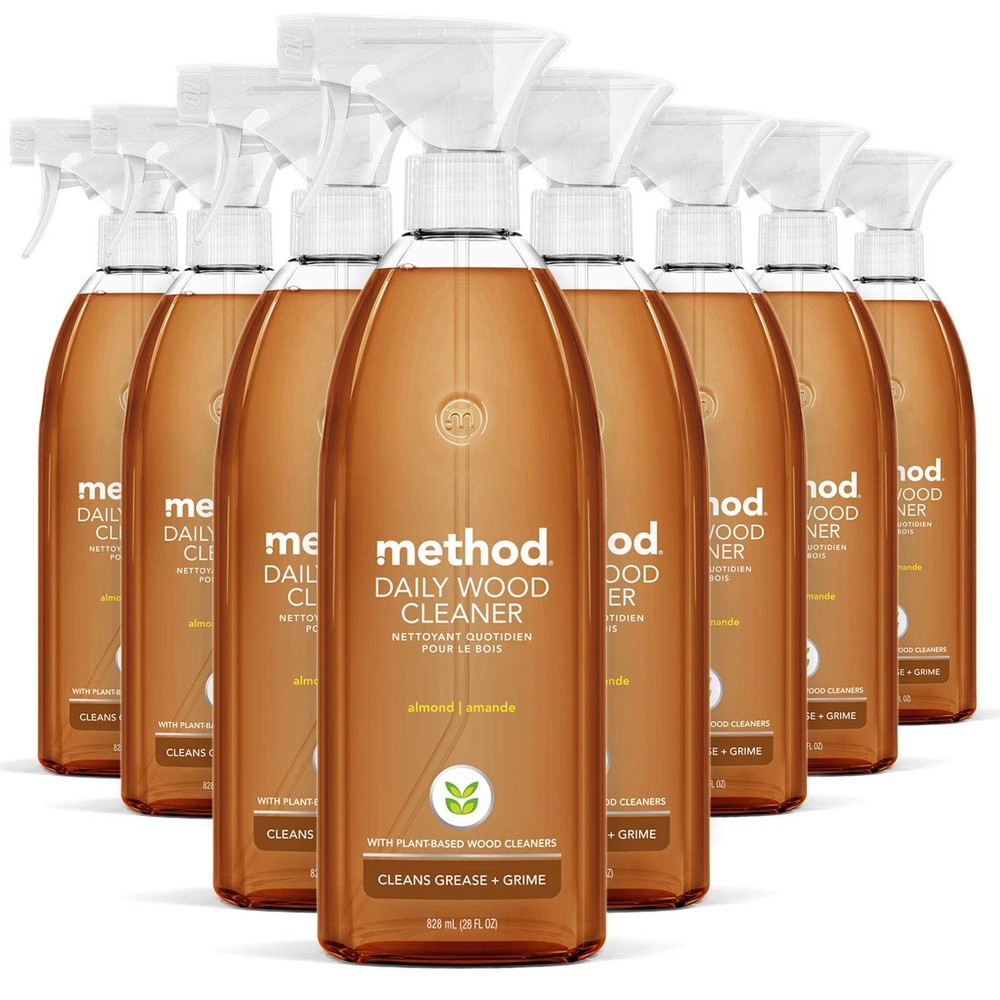 Method Daily Wood Cleaner, Almond, Cleans Shelves, Tables and Other Wooden Su…