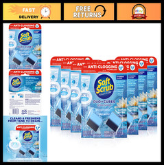 In-Tank Toilet Cleaner DuoCubes, 2ct Sapphire Waters, 7 Pack – Powerful Odor Con