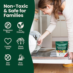 Truly Free Dishwasher Detergent Powder | Natural Dish Detergent, Dishwasher Soap