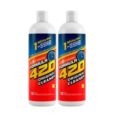 Cleaner – Glass, Metal and Ceramic – 12 Oz. Bottles. 2 Pack