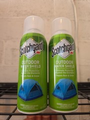 (2-Pack) 3M Scotchgard Fabric Leather Gears HEAVY DUTY OUTDOOR WATER SHIELD 10oz