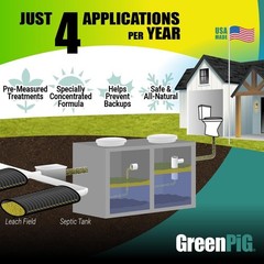 12 Pack Septic Tank Treatment Packets – 3- Supply for Odor & Clog Prevention