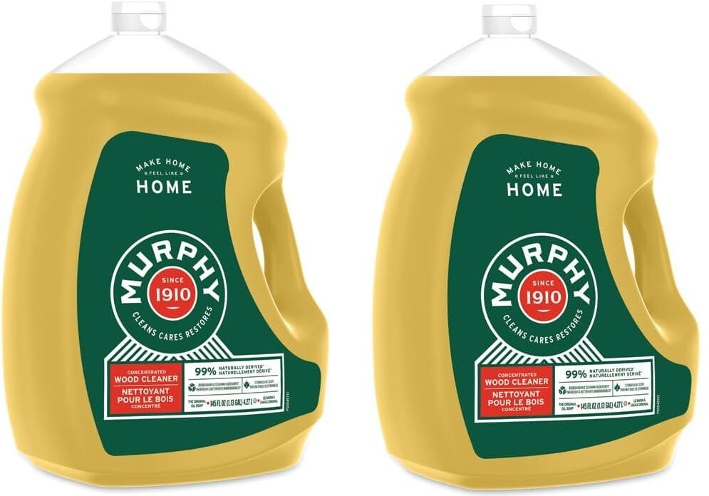 Murphy Murphy’s 1 Gallon Oil Soap Hard Wood Floor Cleaner Concentrate – 2 Pack