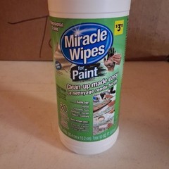 Miracle Wipes For Paint Clean Up Made Easy Profesional Grade Count 20 Wet Wipes