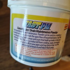 Professor Amos Fast PM Concentrated Drain Maintenance Powder Kitchen Bath 12 oz