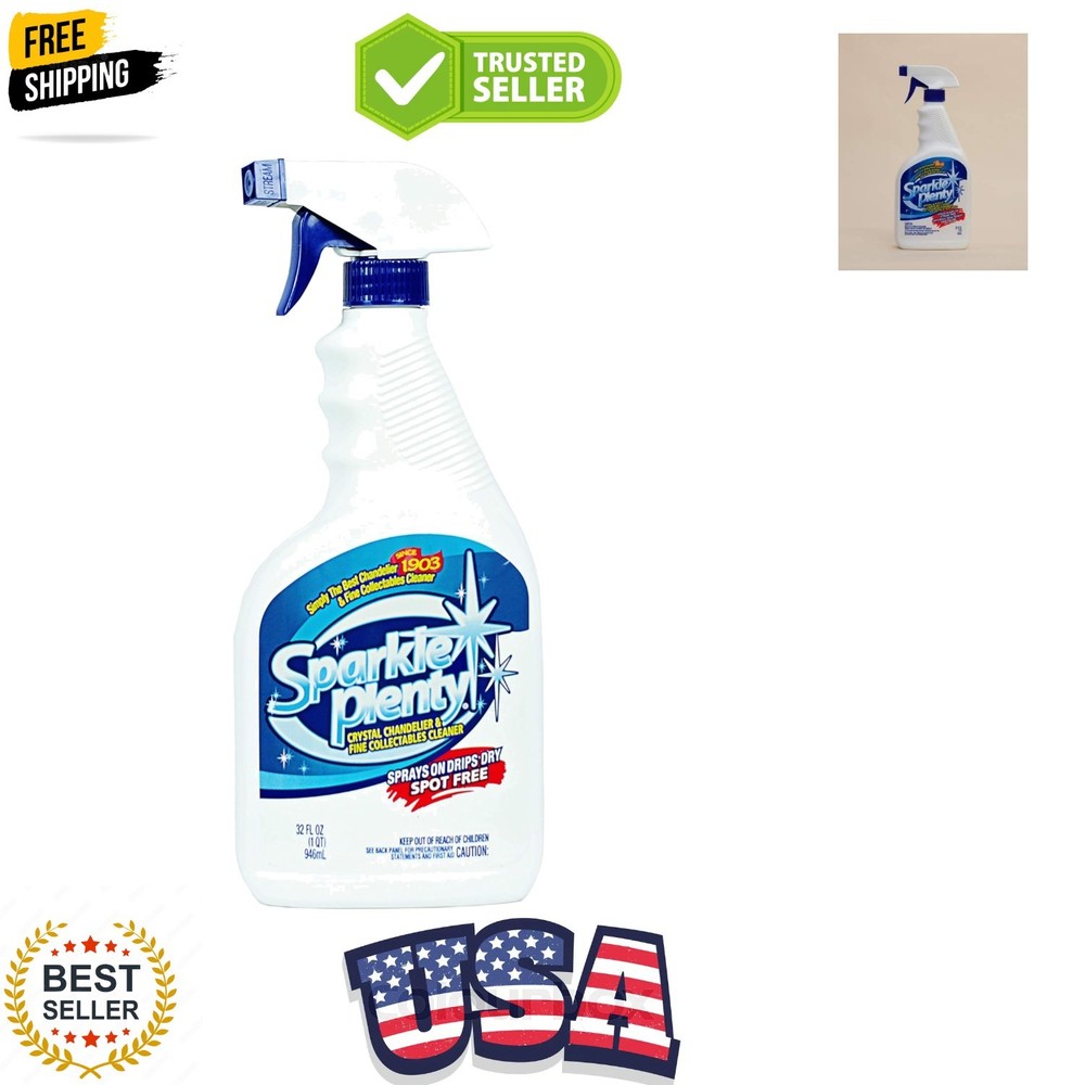 Crystal Chandelier Cleaner Spray | Drip Dry | Home Cleaning Supplies | Crysta…