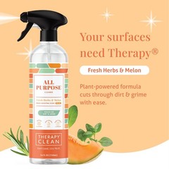Clean All Purpose Cleaning Spray – Fresh Herbs & Melon 24 fl. oz – 100% Natur…
