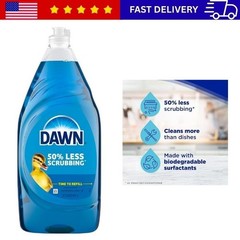 Dawn Dishwashing Liquid, Original Scent, 38 fl oz