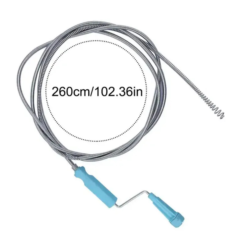 55/70/102inch Drain Snake Clog Removal Tool Toilet Dredge Flexible Drain Cleaner