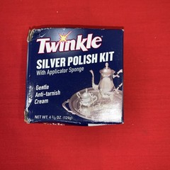 1 pack TWINKLE Silver Polish Kit with Applicator Sponge