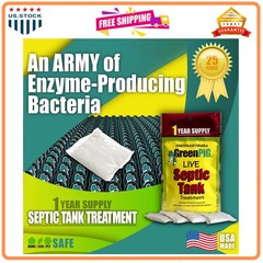 Green Pig Drain Field Cleaner 1 Gallon Septic System Clog Remover Treatment