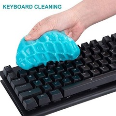 Car Cleaning Gel Putty Vent Dust Remover Reusable Interior Detail Tool Blue