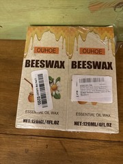 2-Pack OUHOE Furniture Polish Beeswax Essential Oil Wax Exp 5/2028 New